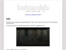 Tablet Screenshot of hacknamstyle.net